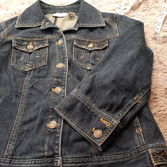 Chico Jean Jacket Size 0 ( small) - Picture 2 of 11
